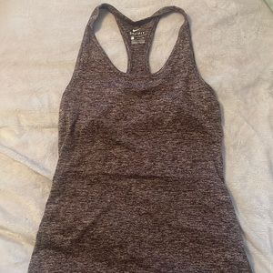 Bike purple racer back tank